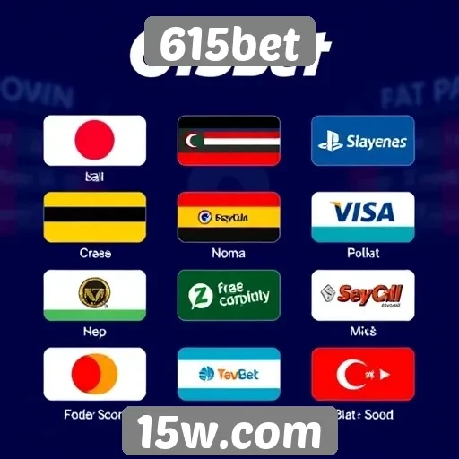 Integração de métodos de pagamento no 615bet é diversificada